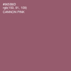#965B6D - Cannon Pink Color Image